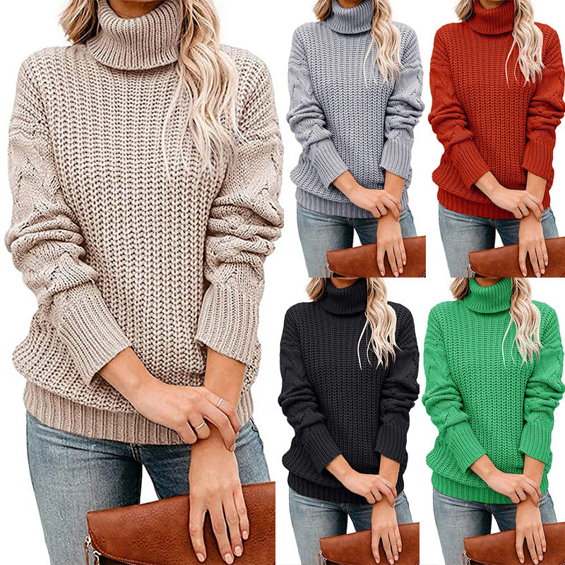 HEIDI - CHUNKY RIBBED TURTLENECK SWEATER 7