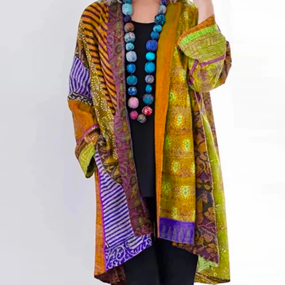 HELOISE | WOMEN'S BOHO CARDIGAN LONG DUSTER OPEN FRONT 2
