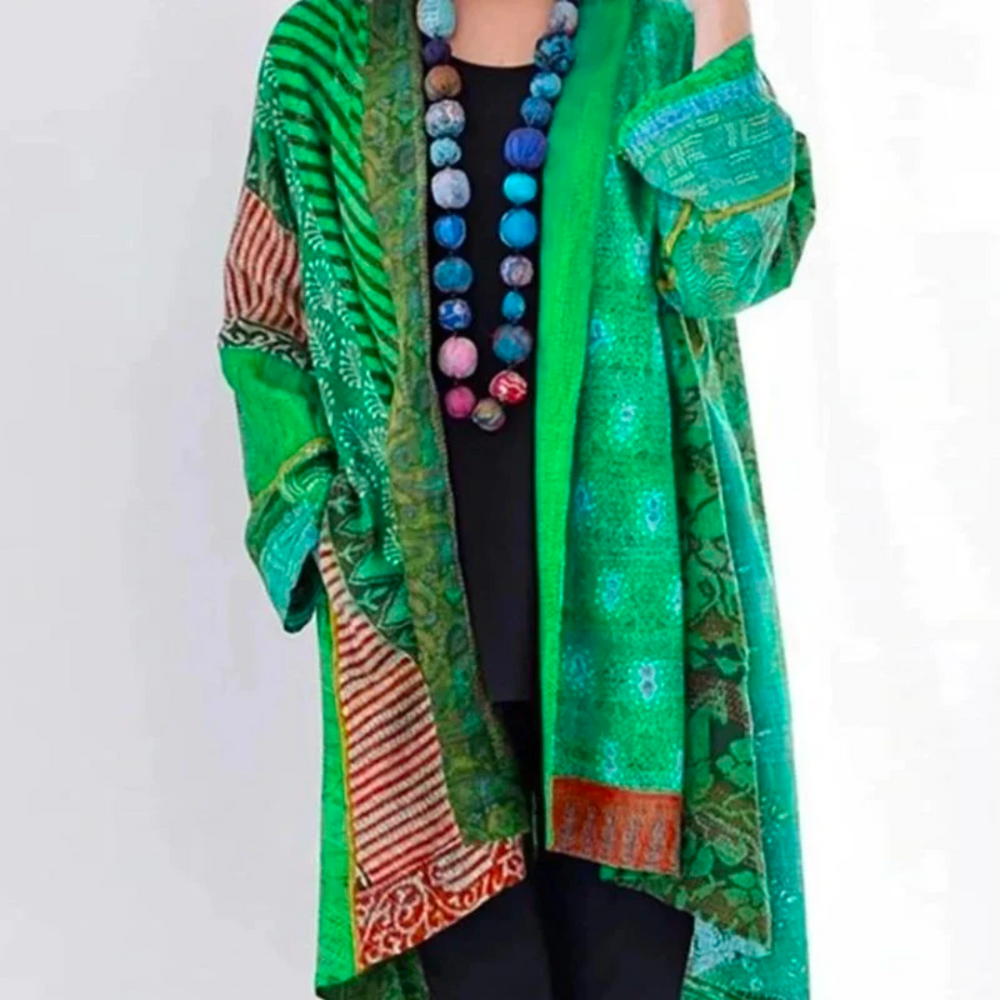 HELOISE | WOMEN'S BOHO CARDIGAN LONG DUSTER OPEN FRONT 4