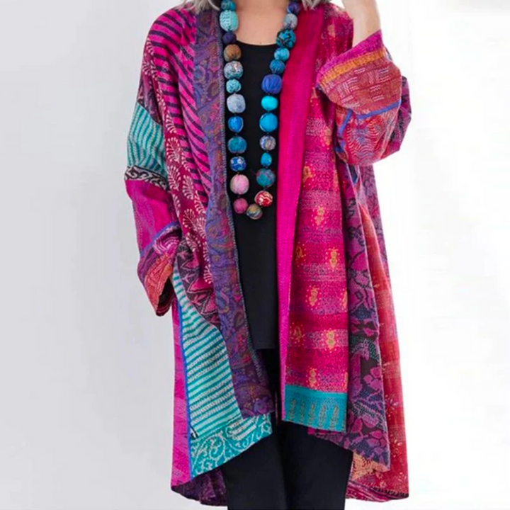 HELOISE | WOMEN'S BOHO CARDIGAN LONG DUSTER OPEN FRONT 5