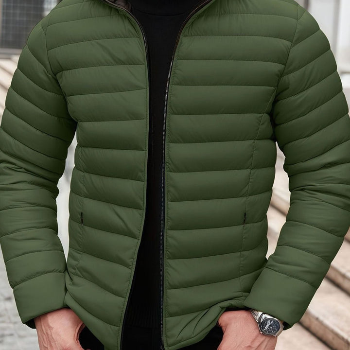Men's Lightweight Puffer Jacket – Green