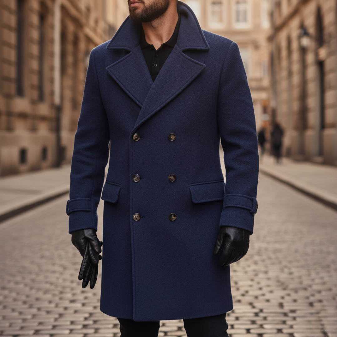 HOLDEN - DOUBLE BREASTED WOOL COAT 1