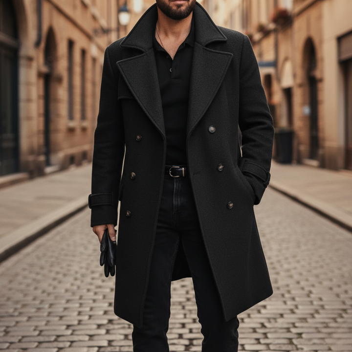 HOLDEN - DOUBLE BREASTED WOOL COAT 3