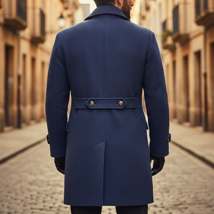 HOLDEN - DOUBLE BREASTED WOOL COAT 8