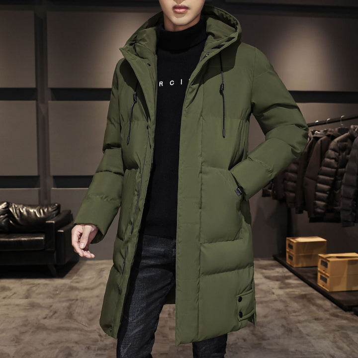 HOLLIS | MEN'S LONG HOODED DOWN PUFFER COAT 2