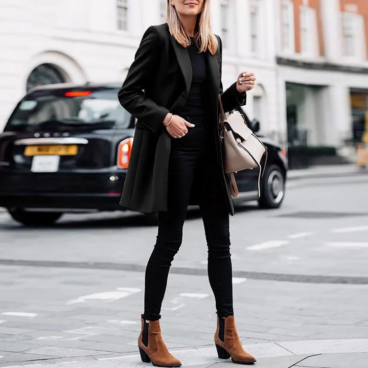 HORTENSE - SINGLE BREASTED BLAZER COAT 5