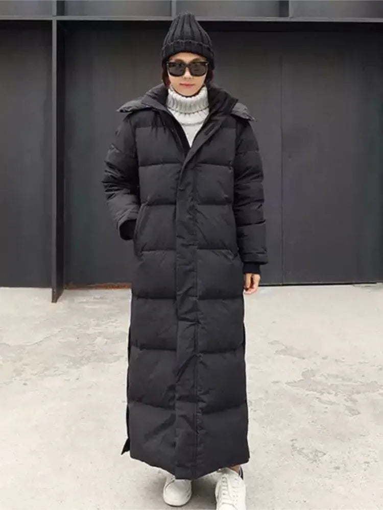 HORTENSIA | WOMEN'S LONG DOWN COAT HOODED PUFFER QUILTED 4