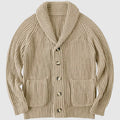 Hubert | Men's Chunky Shawl Collar Cardigan