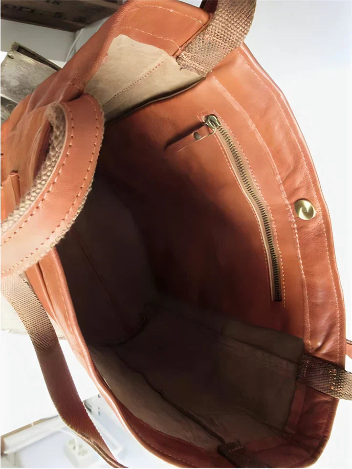 Ella - Classic Leather Tote
