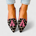 Dhreika | Women's Animal Print Tassel Loafers