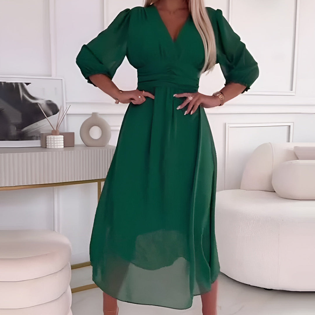 Skylar – Lightweight Silky Chiffon Dress