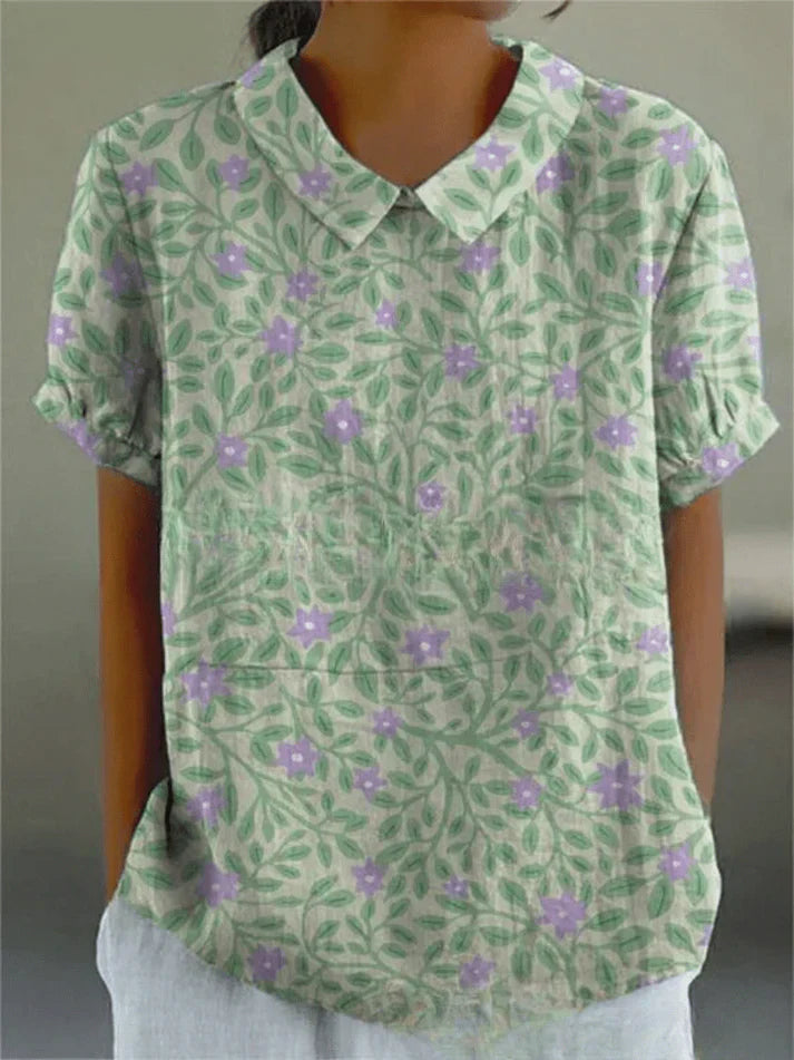 Devika - Floral Pattern Blouse