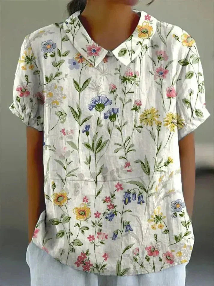 Devika - Floral Pattern Blouse
