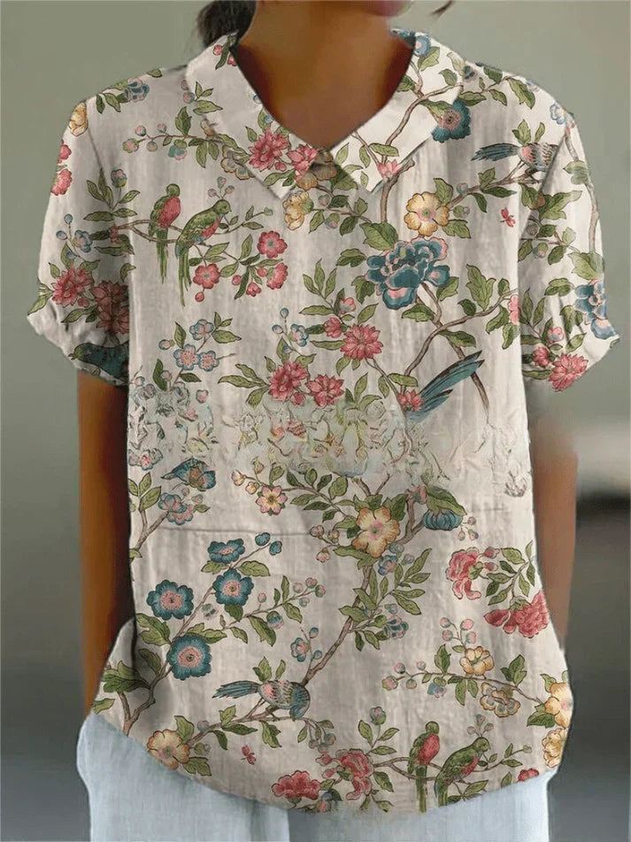 Devika - Floral Pattern Blouse