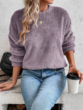 Irene | Women's Fuzzy Sherpa Fleece Pullover