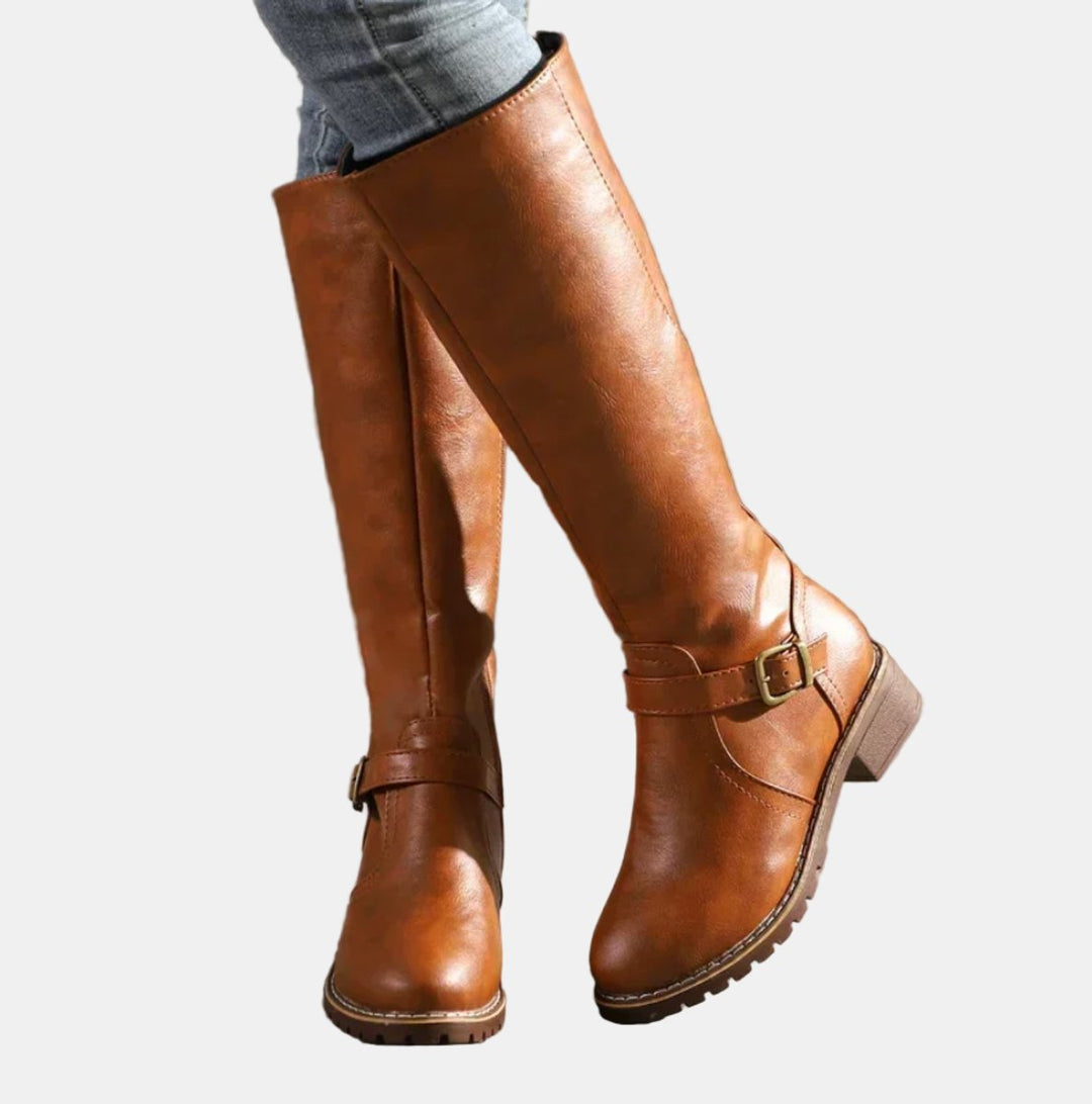 ISALINE | WOMEN'S TALL RIDING BOOTS KNEE HIGH 1