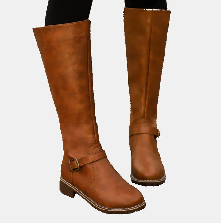 ISALINE | WOMEN'S TALL RIDING BOOTS KNEE HIGH 5