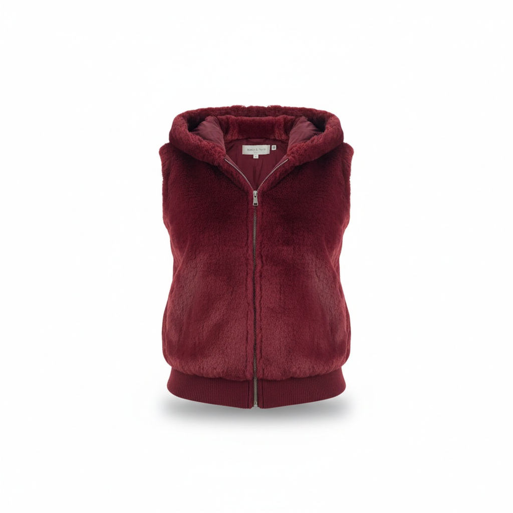 JACINTHE | WOMEN'S HOODED FLEECE JACKET ZIP UP SHERPA FUZZY 10