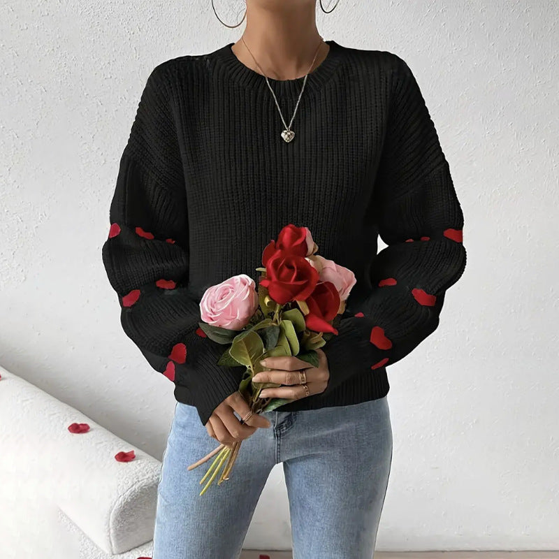 JEANETTE | WOMEN'S CREW NECK SWEATER KNIT PULLOVER 1