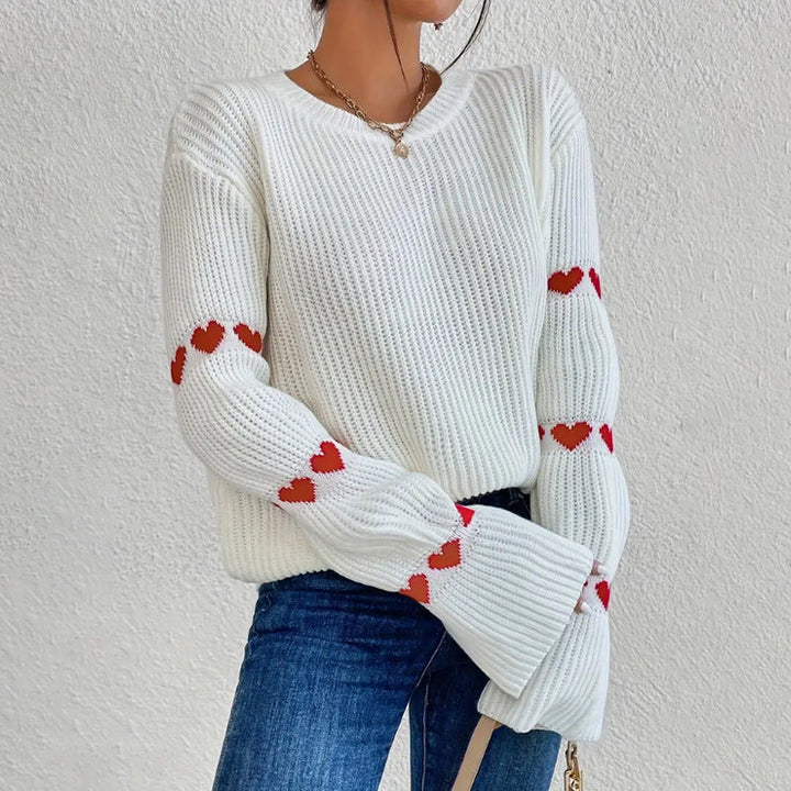 JEANETTE | WOMEN'S CREW NECK SWEATER KNIT PULLOVER 2