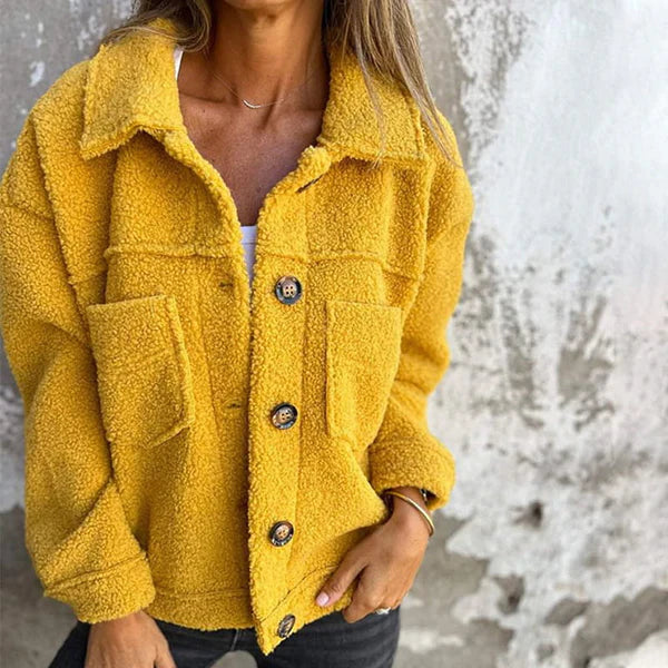 JEANNE | WOMEN'S SHACKET TEDDY FLEECE JACKET SHERPA WINTER 5