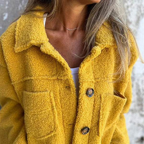 JEANNE | WOMEN'S SHACKET TEDDY FLEECE JACKET SHERPA WINTER 6