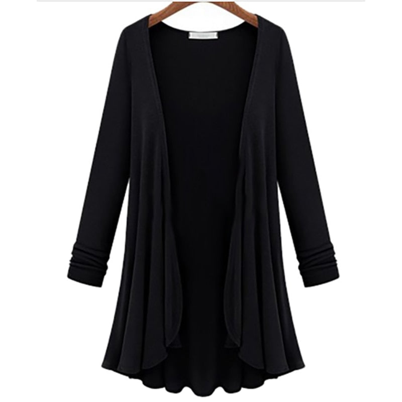 JOSEPHINE | WOMEN'S OPEN FRONT CARDIGAN LONG DUSTER SWEATER 1