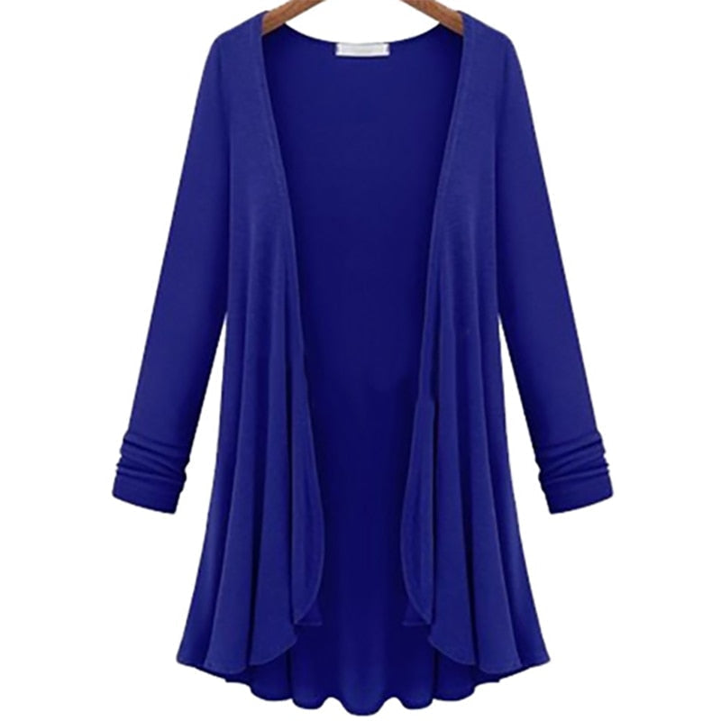 JOSEPHINE | WOMEN'S OPEN FRONT CARDIGAN LONG DUSTER SWEATER 3
