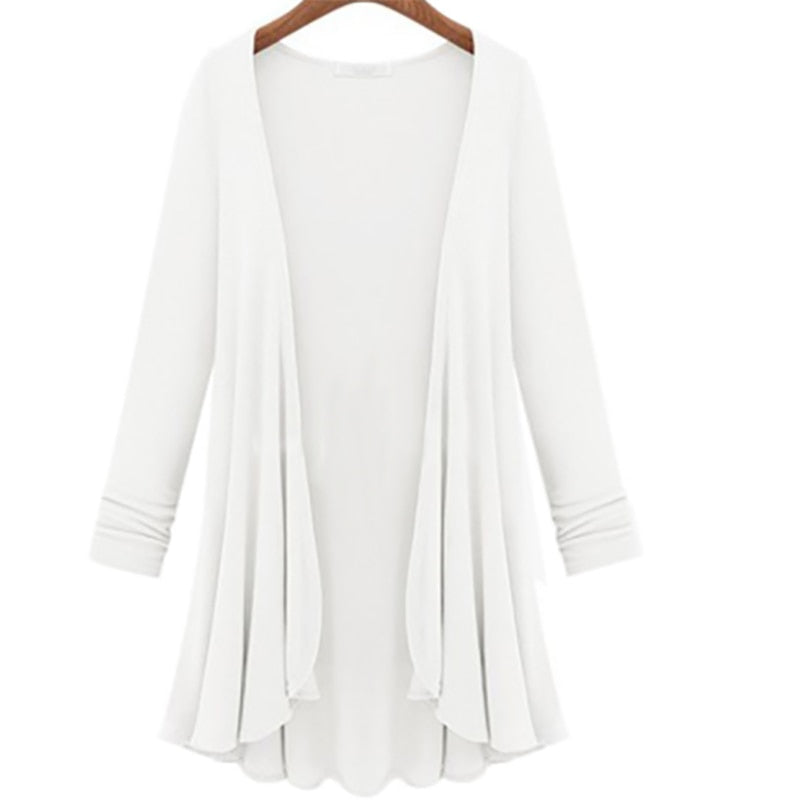 JOSEPHINE | WOMEN'S OPEN FRONT CARDIGAN LONG DUSTER SWEATER 4