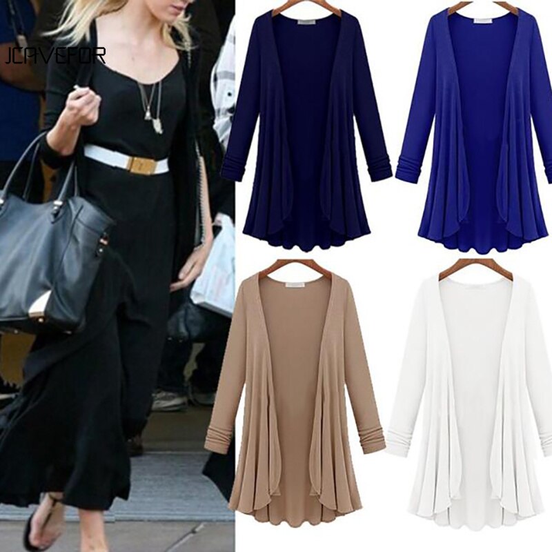 JOSEPHINE | WOMEN'S OPEN FRONT CARDIGAN LONG DUSTER SWEATER 6