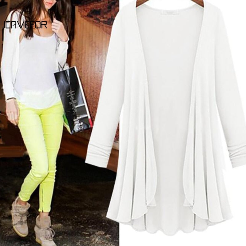 JOSEPHINE | WOMEN'S OPEN FRONT CARDIGAN LONG DUSTER SWEATER 7