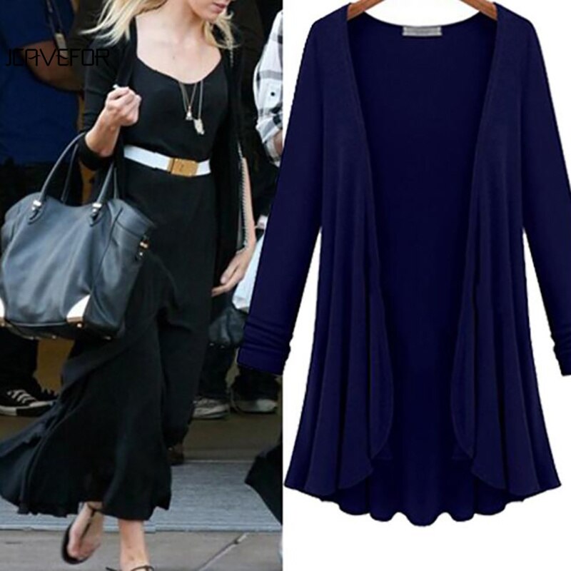 JOSEPHINE | WOMEN'S OPEN FRONT CARDIGAN LONG DUSTER SWEATER 8