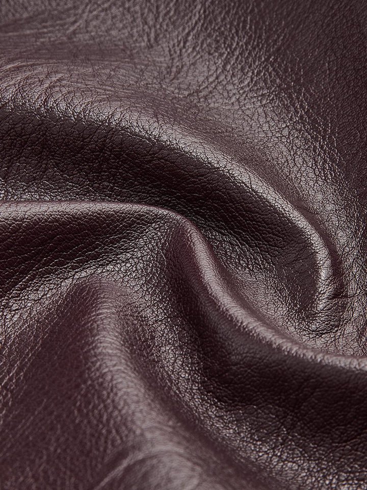 JOSETTE - OVERSIZED FAUX LEATHER JACKET WITH ELASTICATED HEM 4