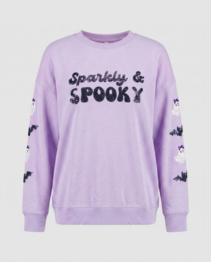 JOSIANE | WOMEN'S HALLOWEEN SWEATSHIRT PRINTED GRAPHIC CREW NECK 3