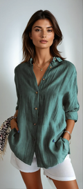 Kaia | Women's Button-Down Blouse