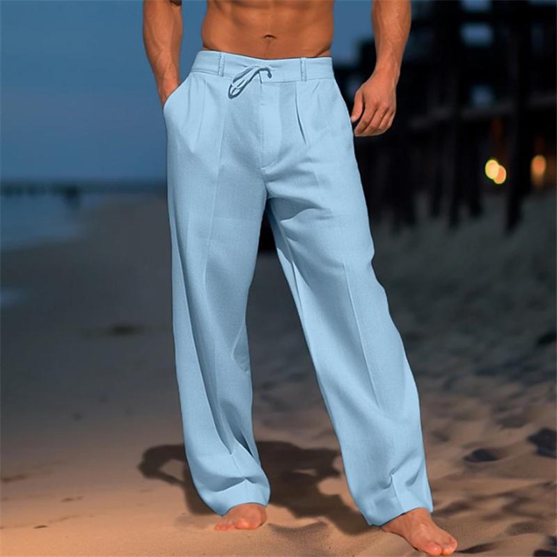 Natalie - Airy Linen-Look Pants