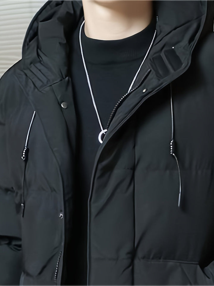 KEATON - HOODED PADDED LONGLINE COAT 4