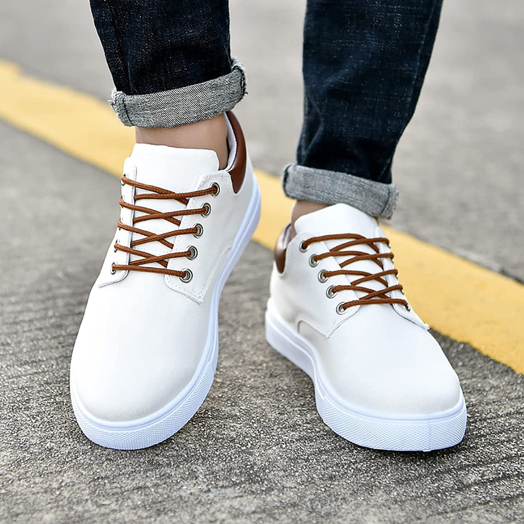 KIERAN | MEN'S LEATHER COMFORTABLE CASUAL SNEAKERS 10