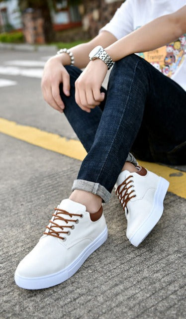 KIERAN | MEN'S LEATHER COMFORTABLE CASUAL SNEAKERS 11
