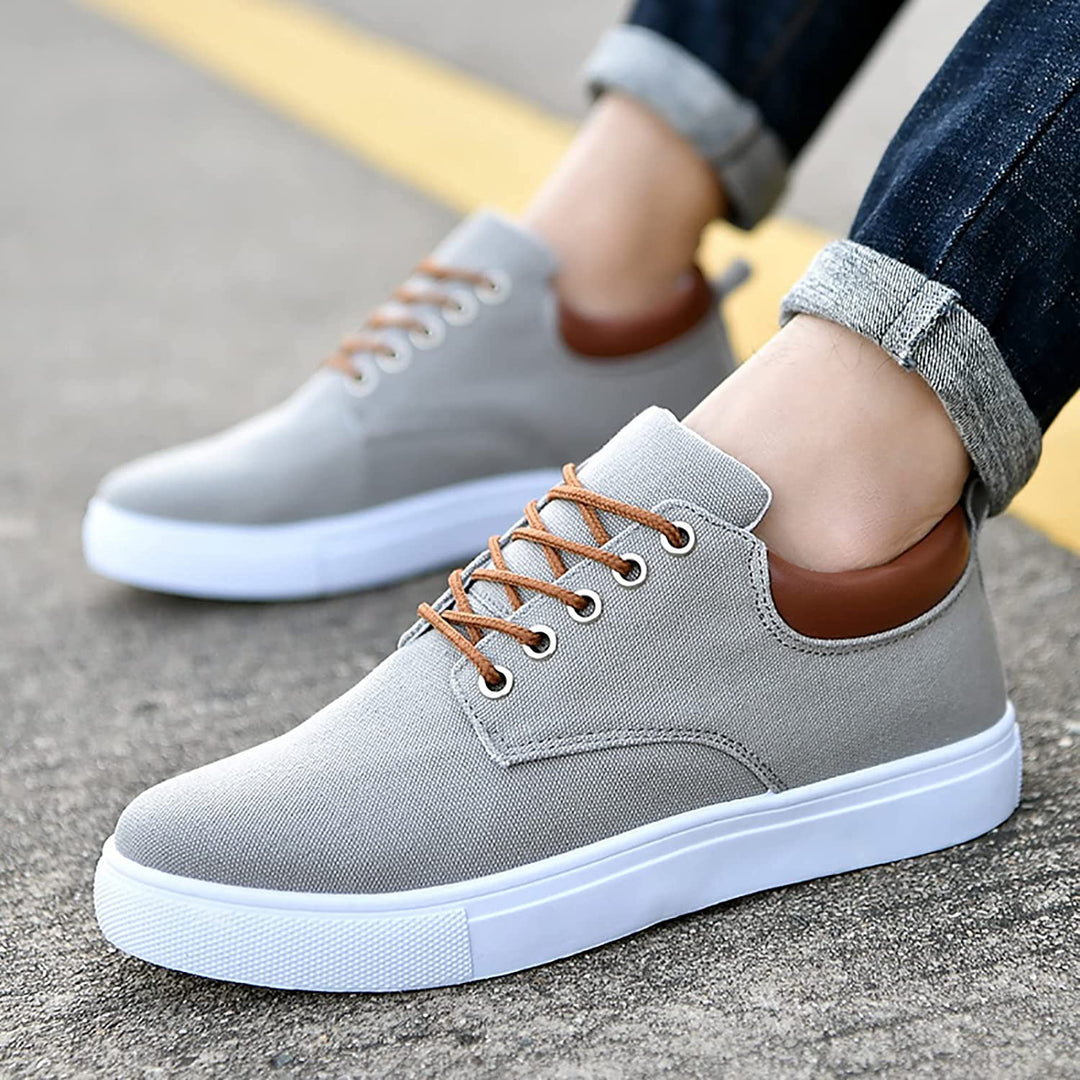 KIERAN | MEN'S LEATHER COMFORTABLE CASUAL SNEAKERS 12