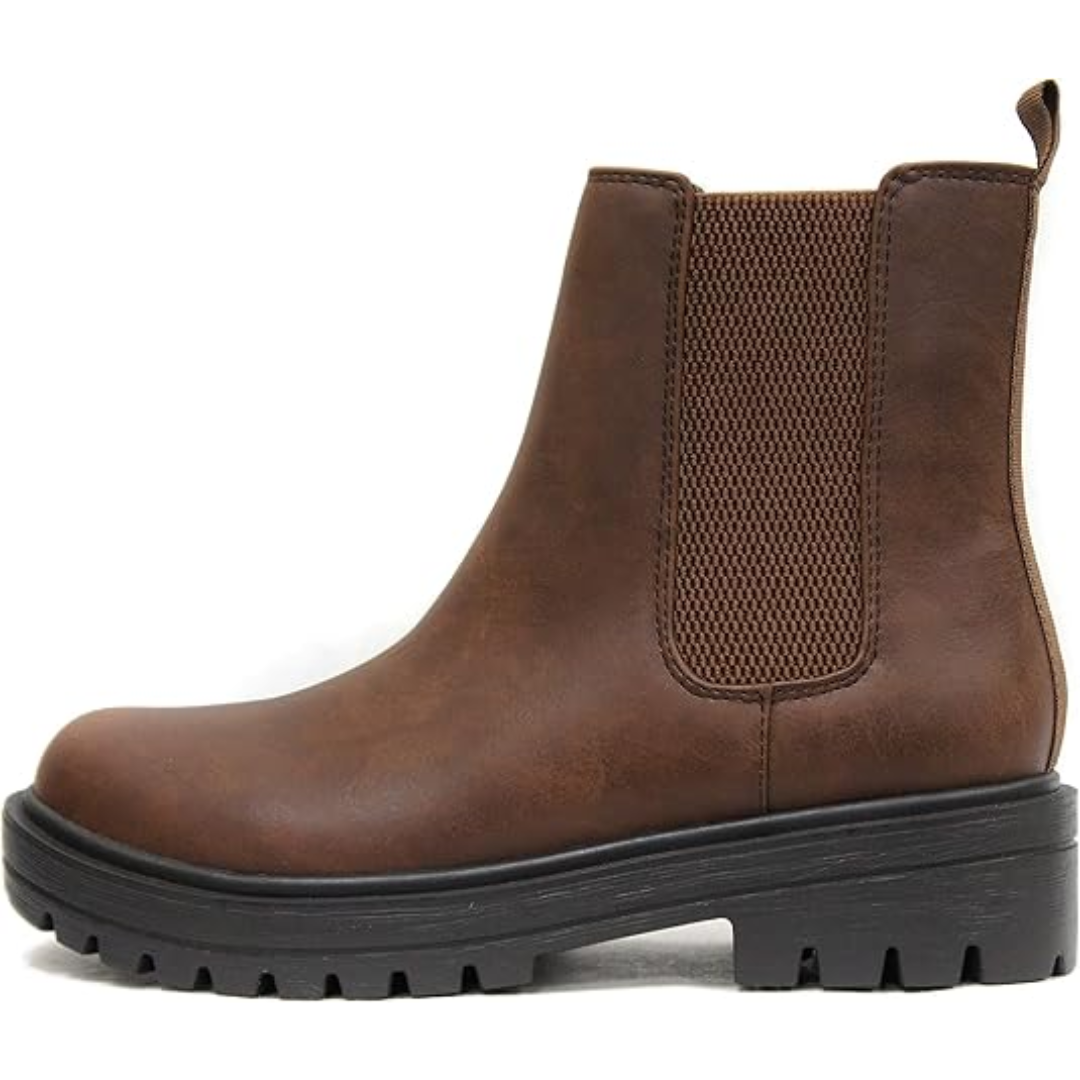 LAURE | WOMEN'S CHELSEA BOOTS ANKLE PLATFORM LUG SOLE 2