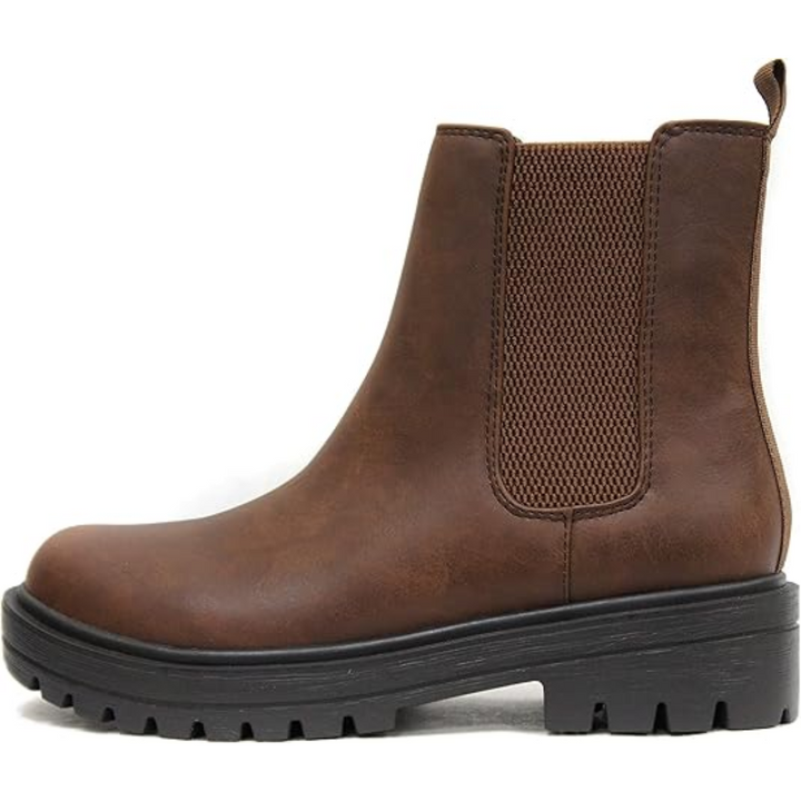 LAURE | WOMEN'S CHELSEA BOOTS ANKLE PLATFORM LUG SOLE 2