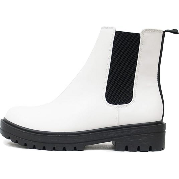 LAURE | WOMEN'S CHELSEA BOOTS ANKLE PLATFORM LUG SOLE 3