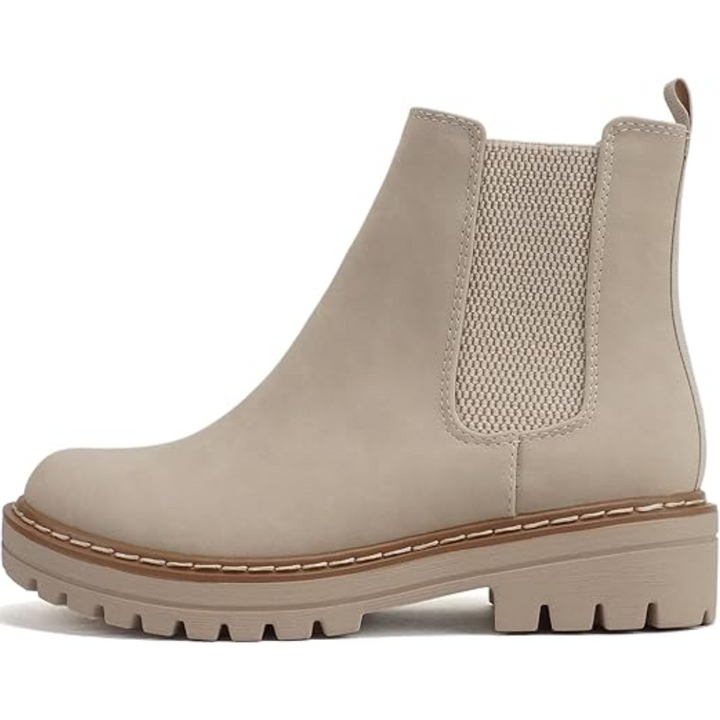 LAURE | WOMEN'S CHELSEA BOOTS ANKLE PLATFORM LUG SOLE 4