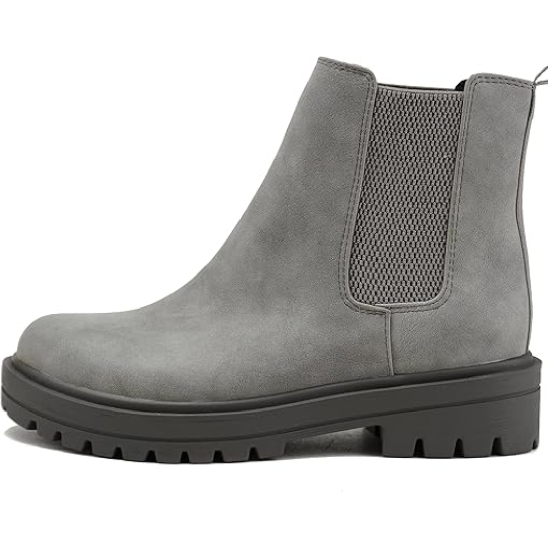 LAURE | WOMEN'S CHELSEA BOOTS ANKLE PLATFORM LUG SOLE 5