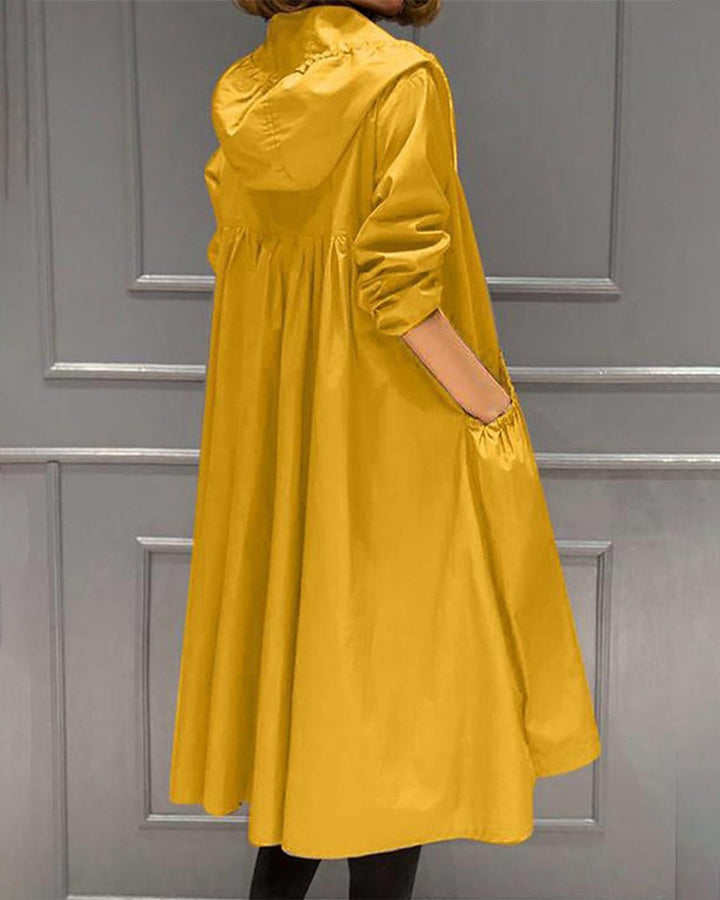 LAYLA - LONG WATERPROOF TRENCH JACKET 2