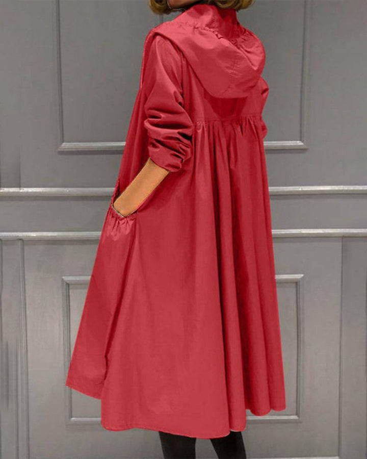 LAYLA - LONG WATERPROOF TRENCH JACKET 3