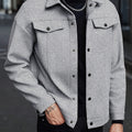 LEANDRE | MEN'S TRUCKER JACKET BUTTON UP CASUAL