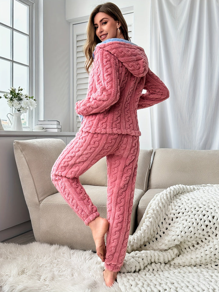 LENORA | WOMEN'S PAJAMA SET HOODED LOUNGE 2
