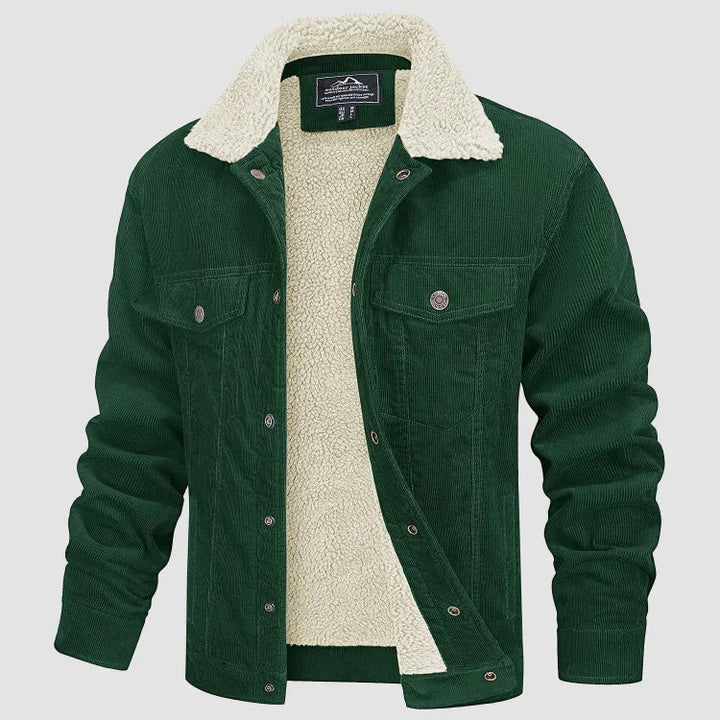 LEONARD | MEN'S CORDUROY JACKET LINED CASUAL 2